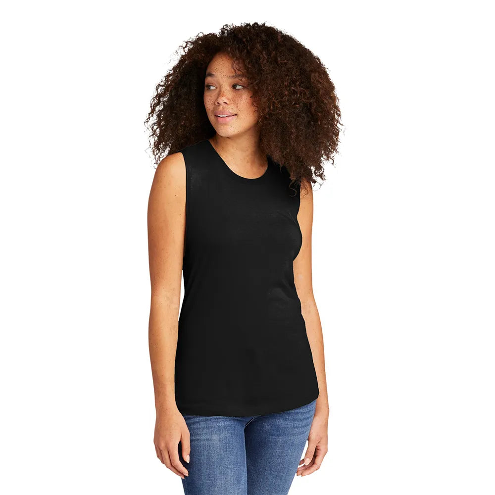 Next Level Apparel Women’s Festival Muscle Tank Decorated - Black