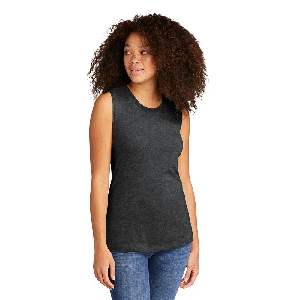 Next Level Apparel Women’s Festival Muscle Tank Decorated - Charcoal Grey