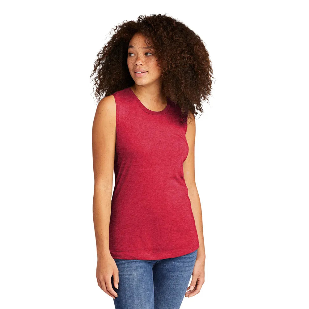 Next Level Apparel Women’s Festival Muscle Tank Decorated - Red