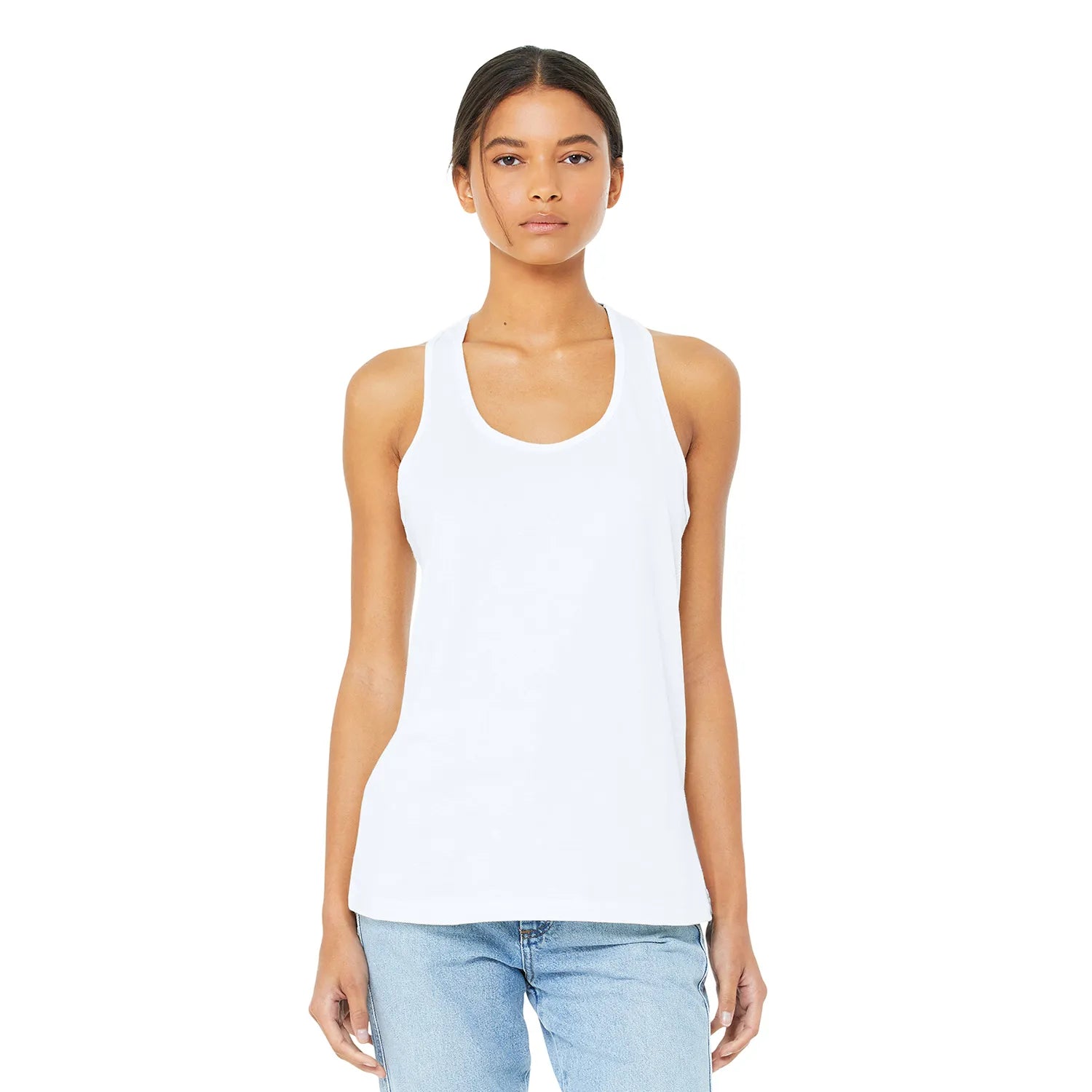 BELLA+CANVAS Decorated Women’s Jersey Racerback Tank