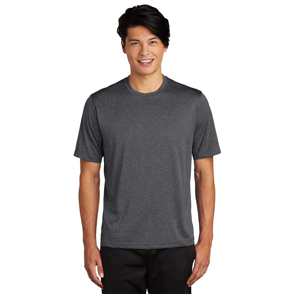 Sport-Tek Heather Contender Tee Decorated - Graphite Heather Grey