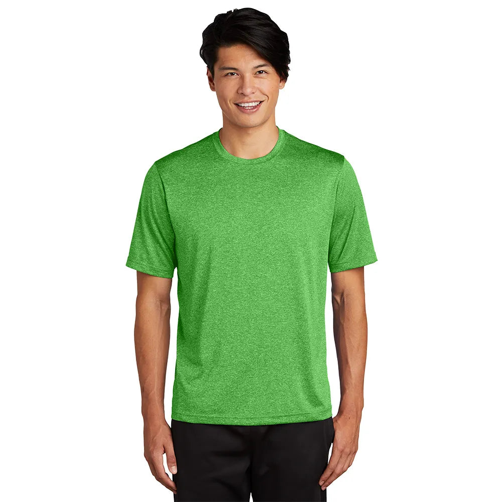 Sport-Tek Heather Contender Tee Decorated - Turf Green Heather