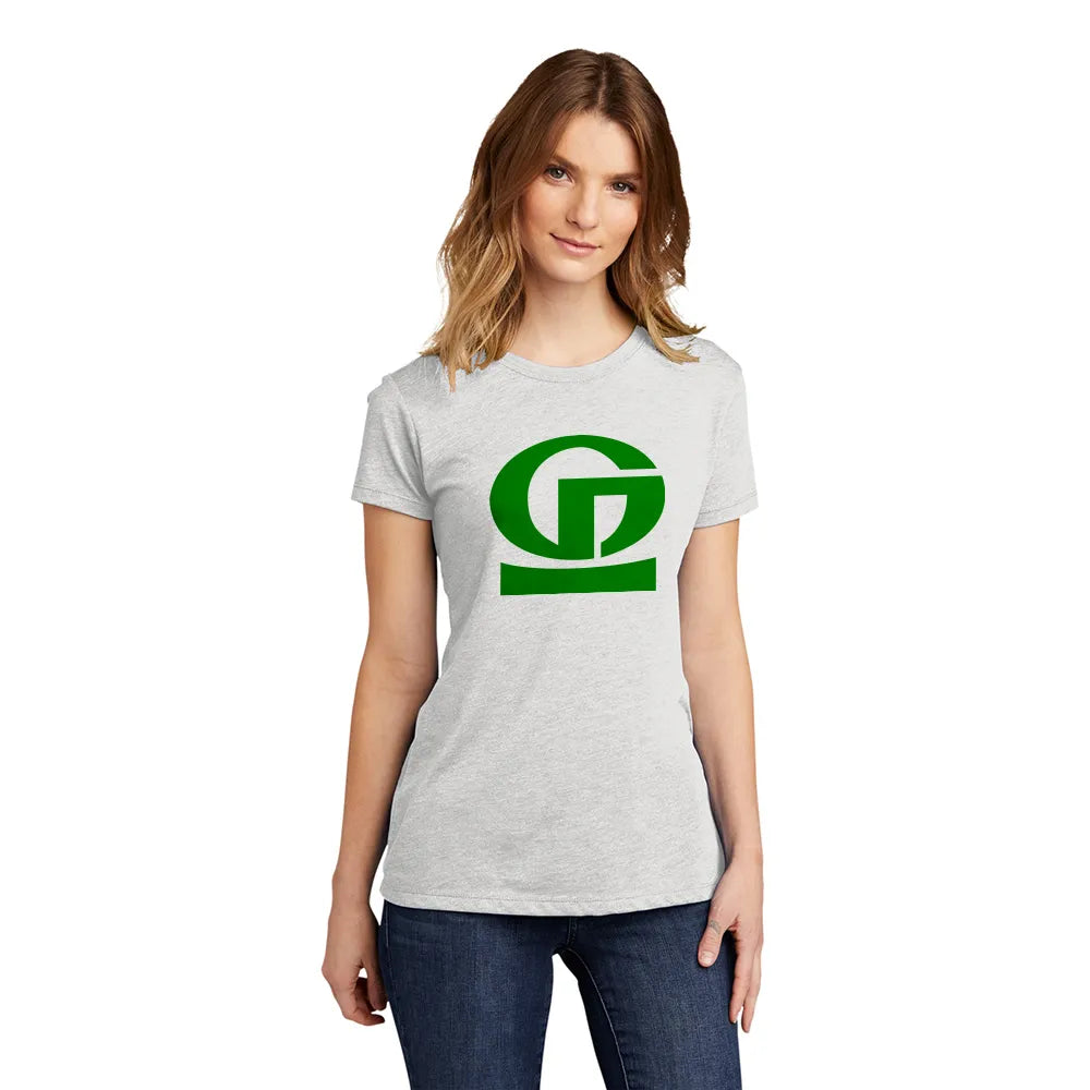 Next Level Apparel Women’s Tri-Blend Tee Decorated - Heather White