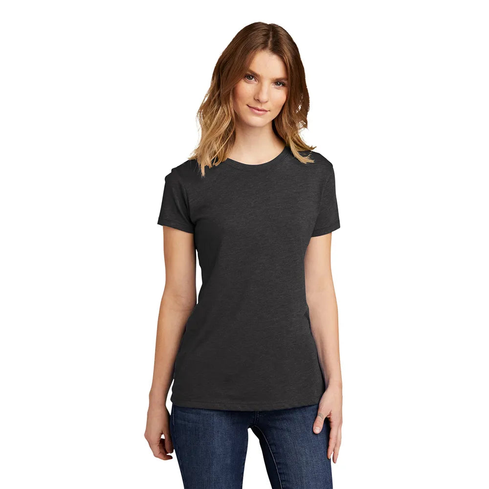 Next Level Apparel Women’s Tri-Blend Tee Decorated - Vintage Black