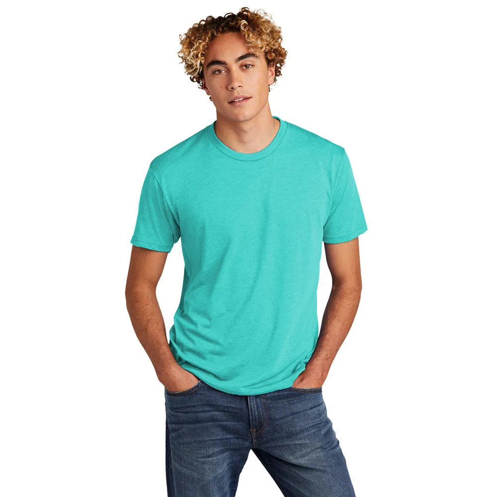 Next Level Apparel Unisex Tri-Blend Tee Decorated - Solid White