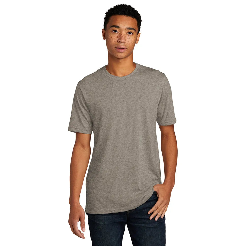 Next Level Apparel Unisex Poly/Cotton Tee Decorated - Ash Grey