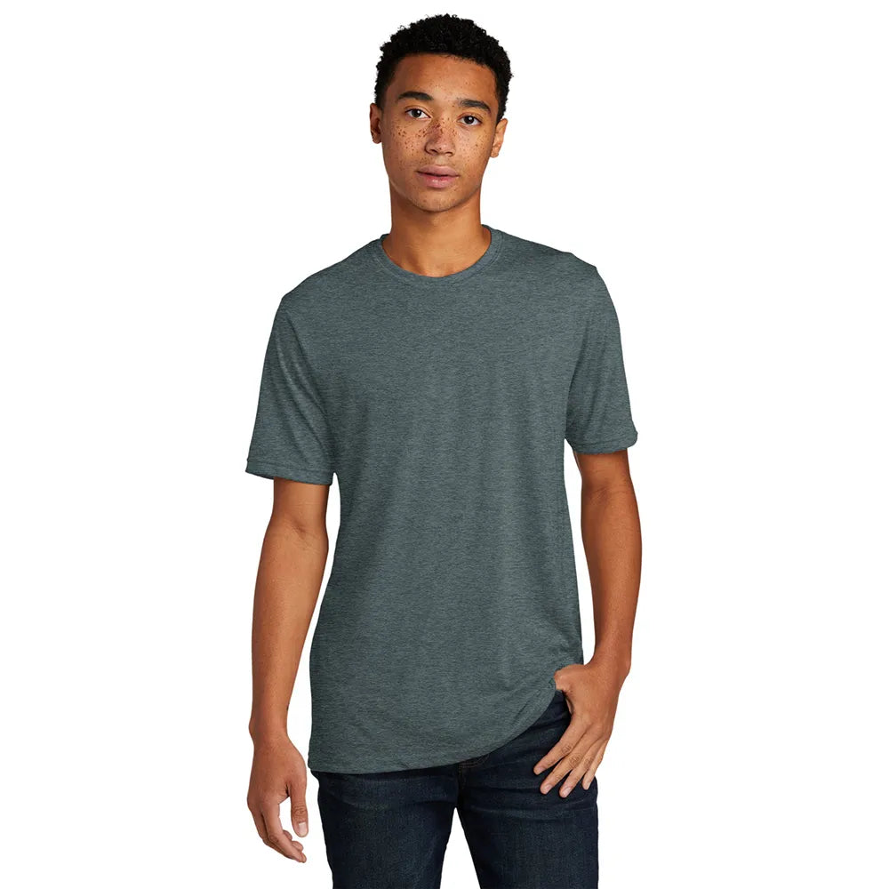 Next Level Apparel Unisex Poly/Cotton Tee Decorated - Heather Gray