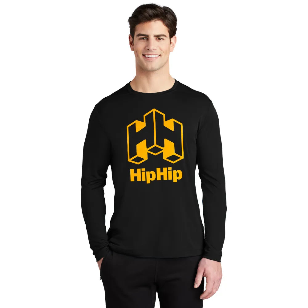 Sport-Tek Posi-UV Pro Long Sleeve Tee Decorated - Black