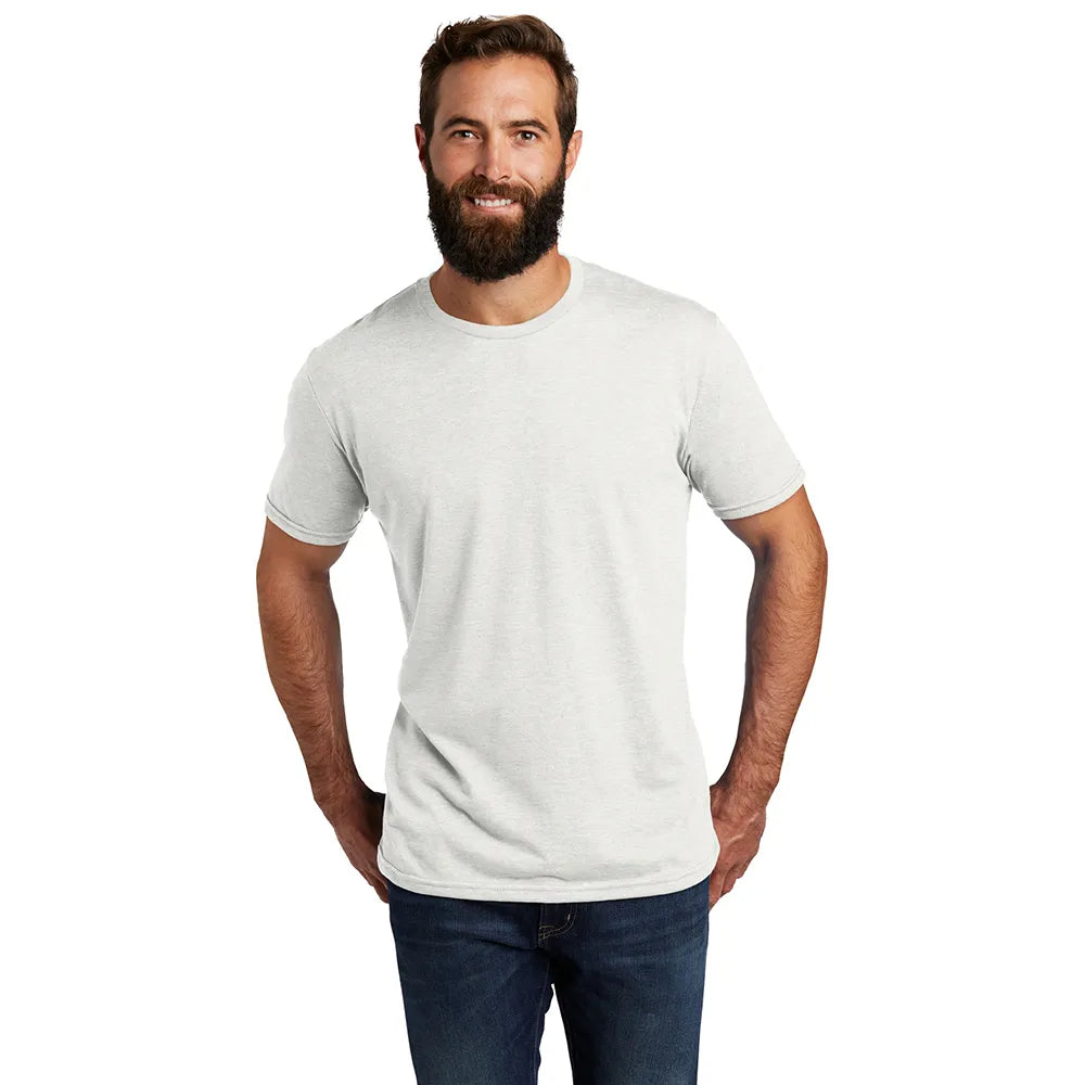 Allmade Unisex Tri-Blend Tee Decorated - I Like You Blue, Night Sky Navy Blue