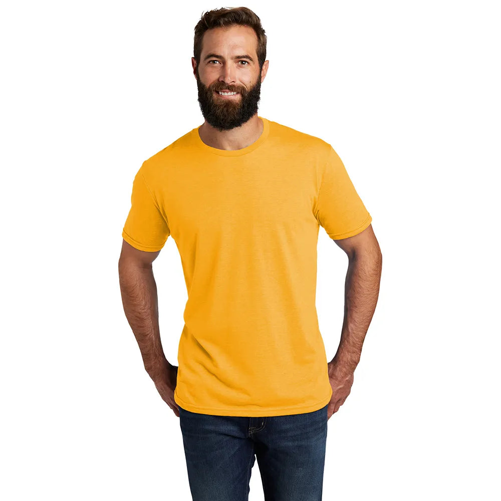 Allmade Unisex Tri-Blend Tee Decorated - Suncatcher Gold