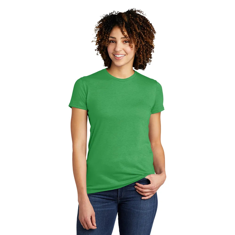 Allmade Women’s Tri-Blend Tee Decorated - Enviro Green