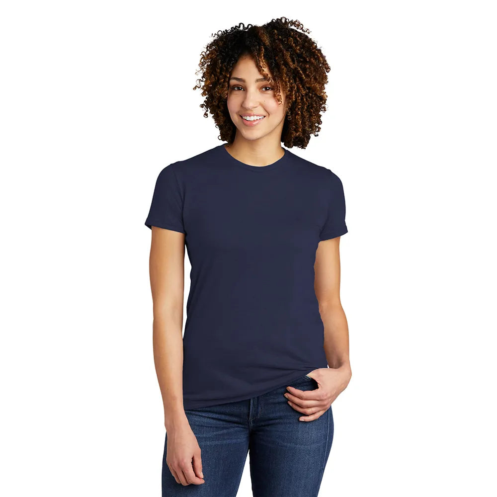 Allmade Women’s Tri-Blend Tee Decorated - Night Sky Navy Blue