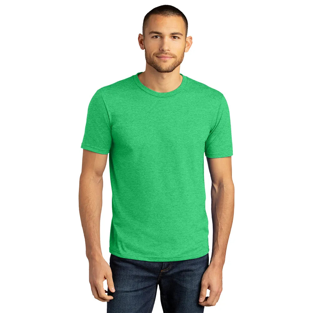 District Perfect Tri DTG Tee Decorated - Green Frost