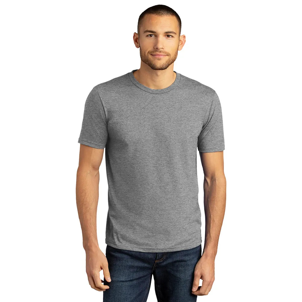 District Perfect Tri DTG Tee Decorated - Grey Frost