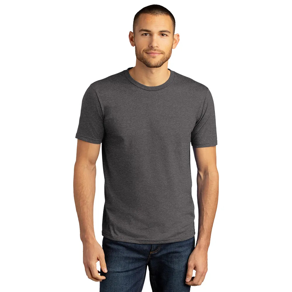 District Perfect Tri DTG Tee Decorated - Heathered Charcoal Grey