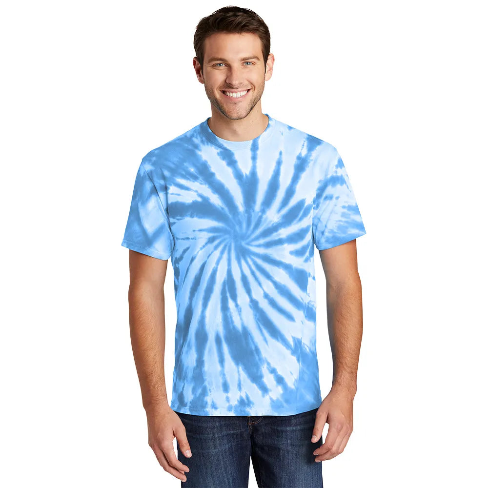 Port & Company Tie-Dye Tee Decorated - Light Blue
