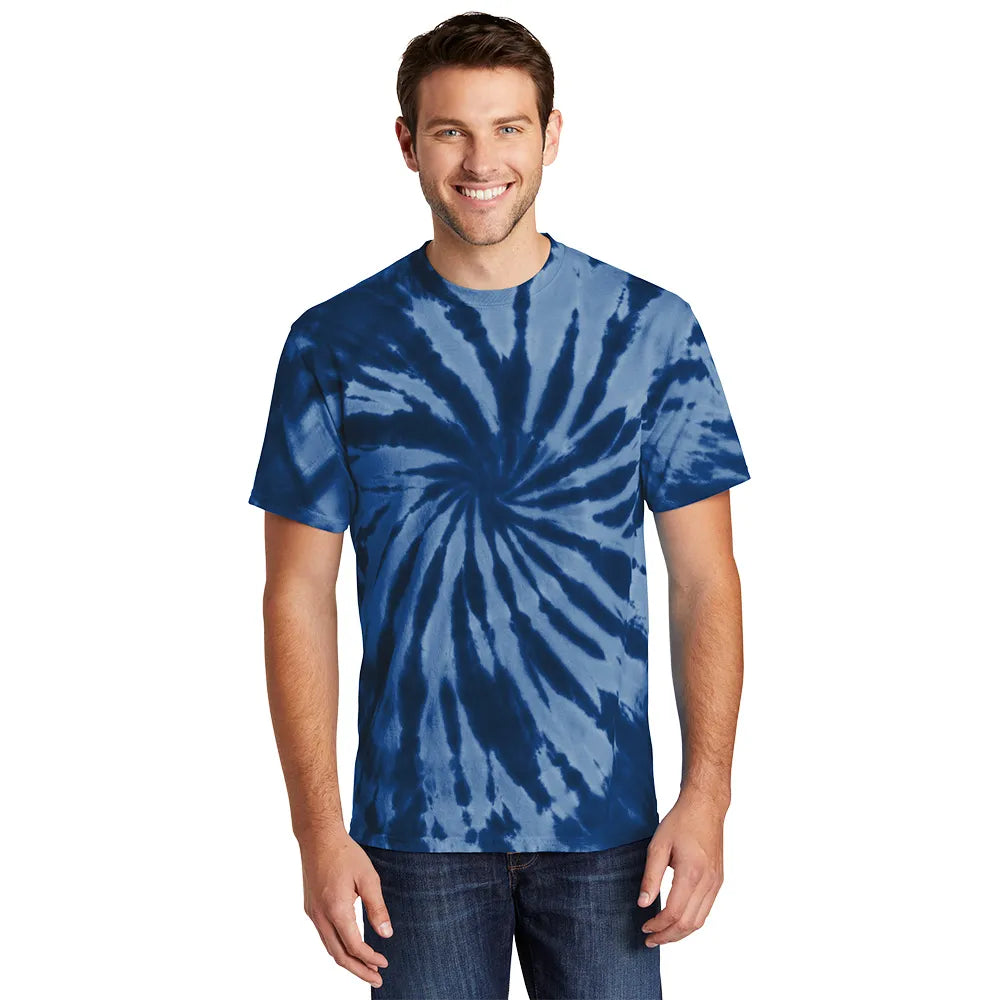 Port & Company Tie-Dye Tee Decorated - Navy Blue