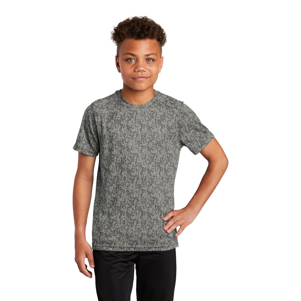 Sport-Tek Sport-Tek Youth Digi Camo Tee - Olive Drab Green (PMS 7771C)