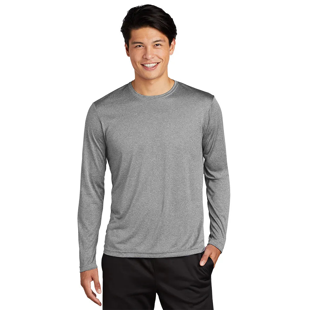 Sport-Tek Long Sleeve Heather Contender Tee Decorated