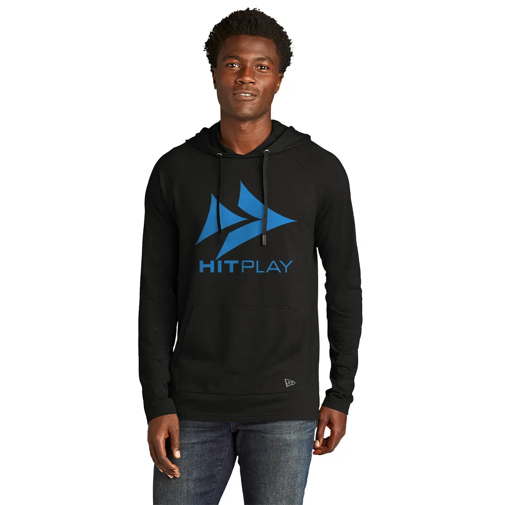 New Era Tri-Blend Hoodie Decorated - Black Solid