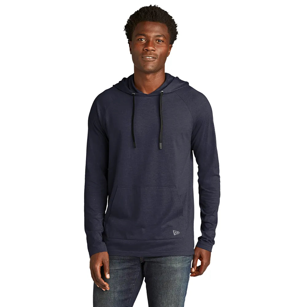 New Era Tri-Blend Hoodie Decorated - True Navy Blue