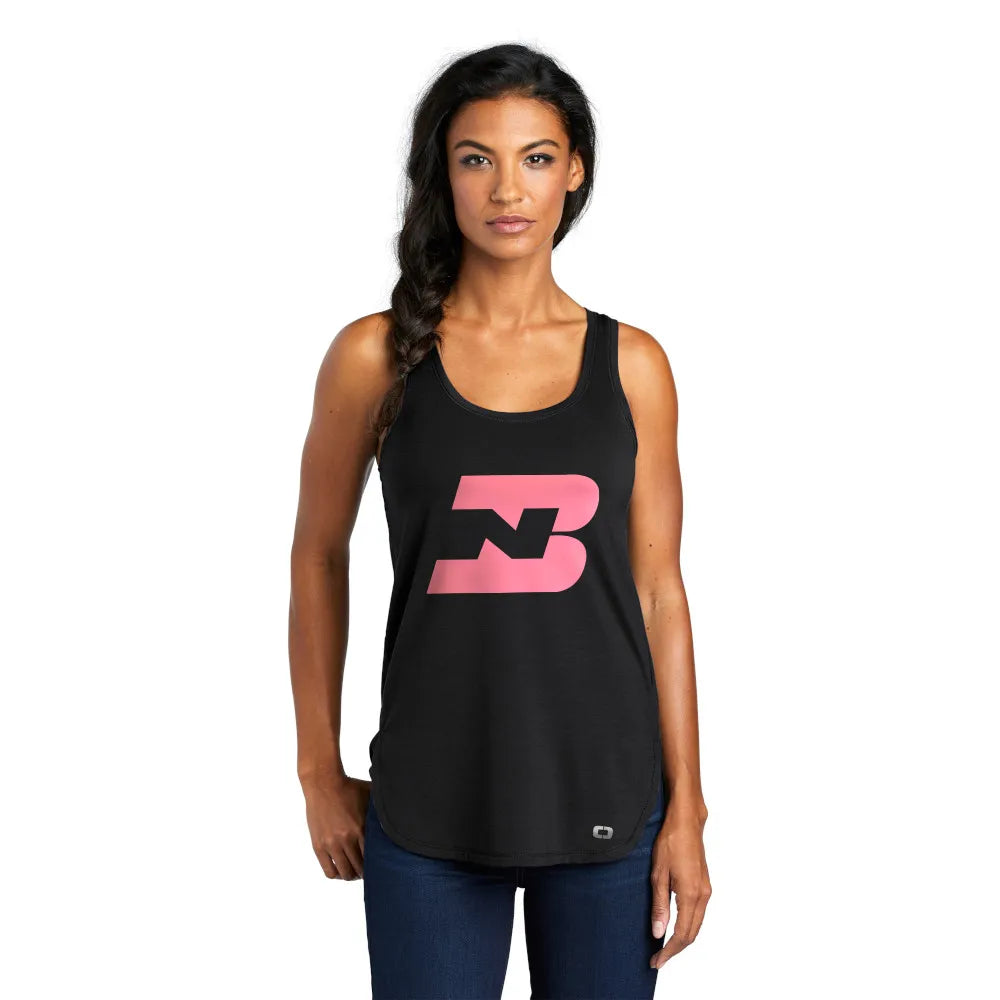 OGIO Women's Luuma Tank Decorated - Blacktop