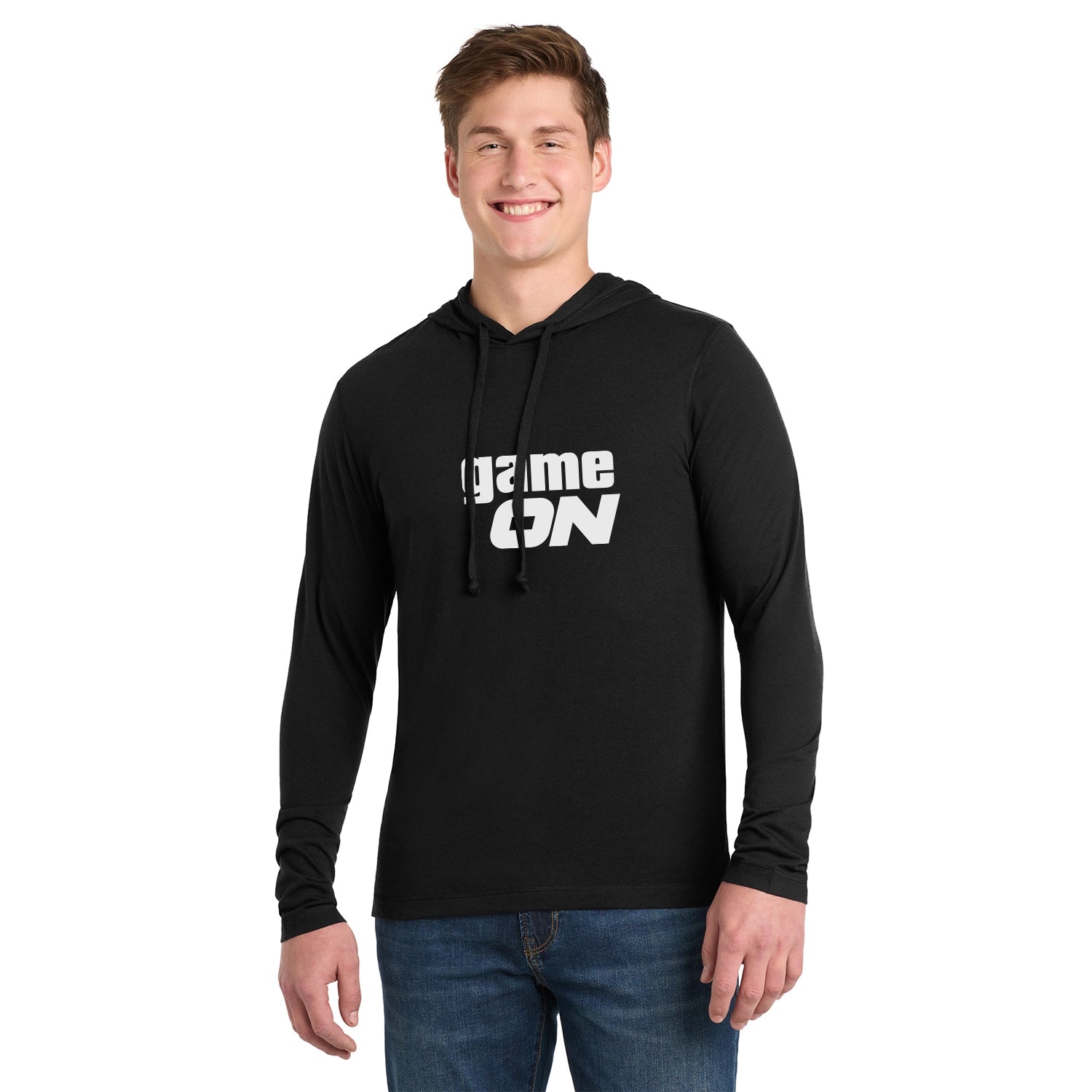 SportTek Decorated PosiCharge TriBlend Wicking Long Sleeve Hoodie