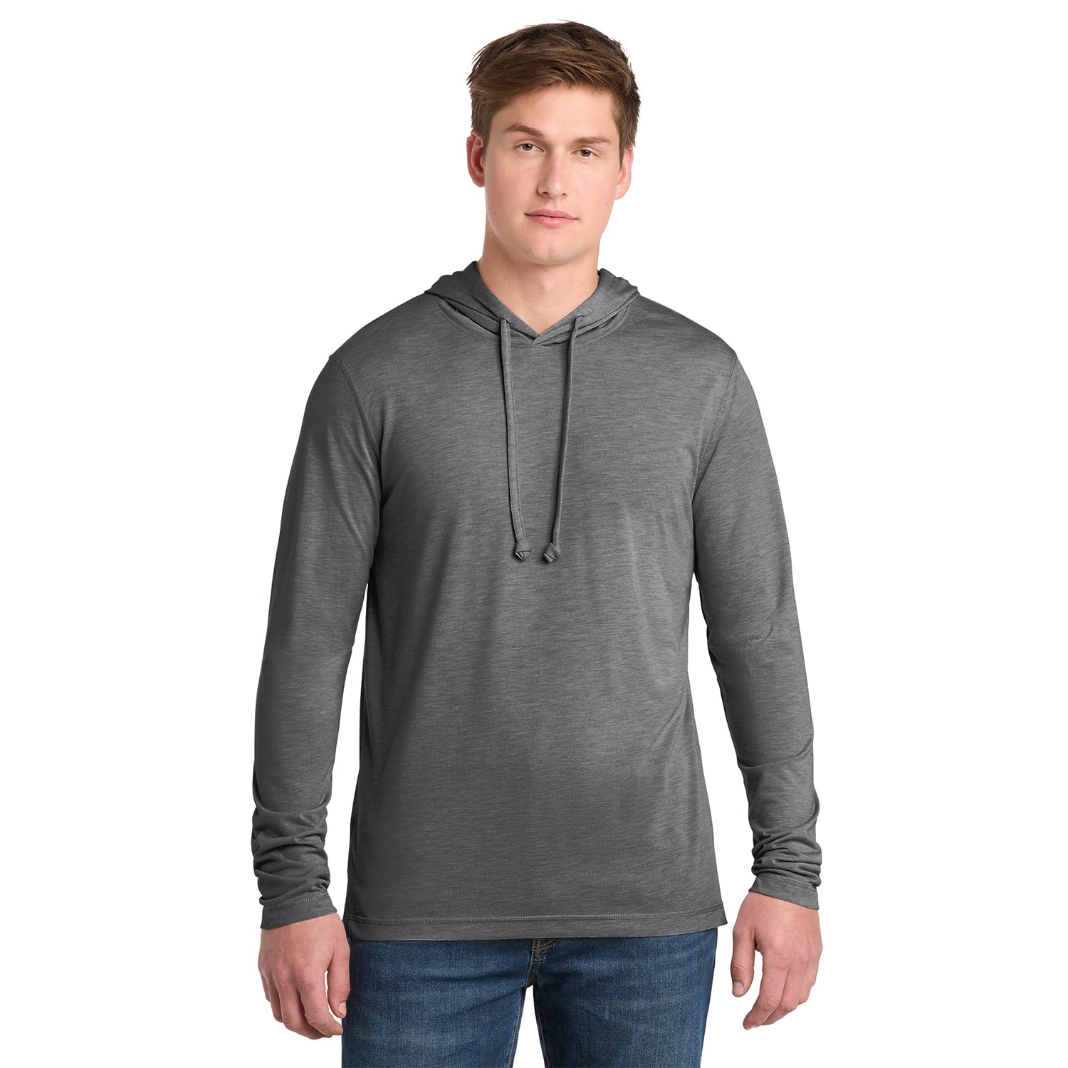 SportTek Decorated PosiCharge TriBlend Wicking Long Sleeve Hoodie