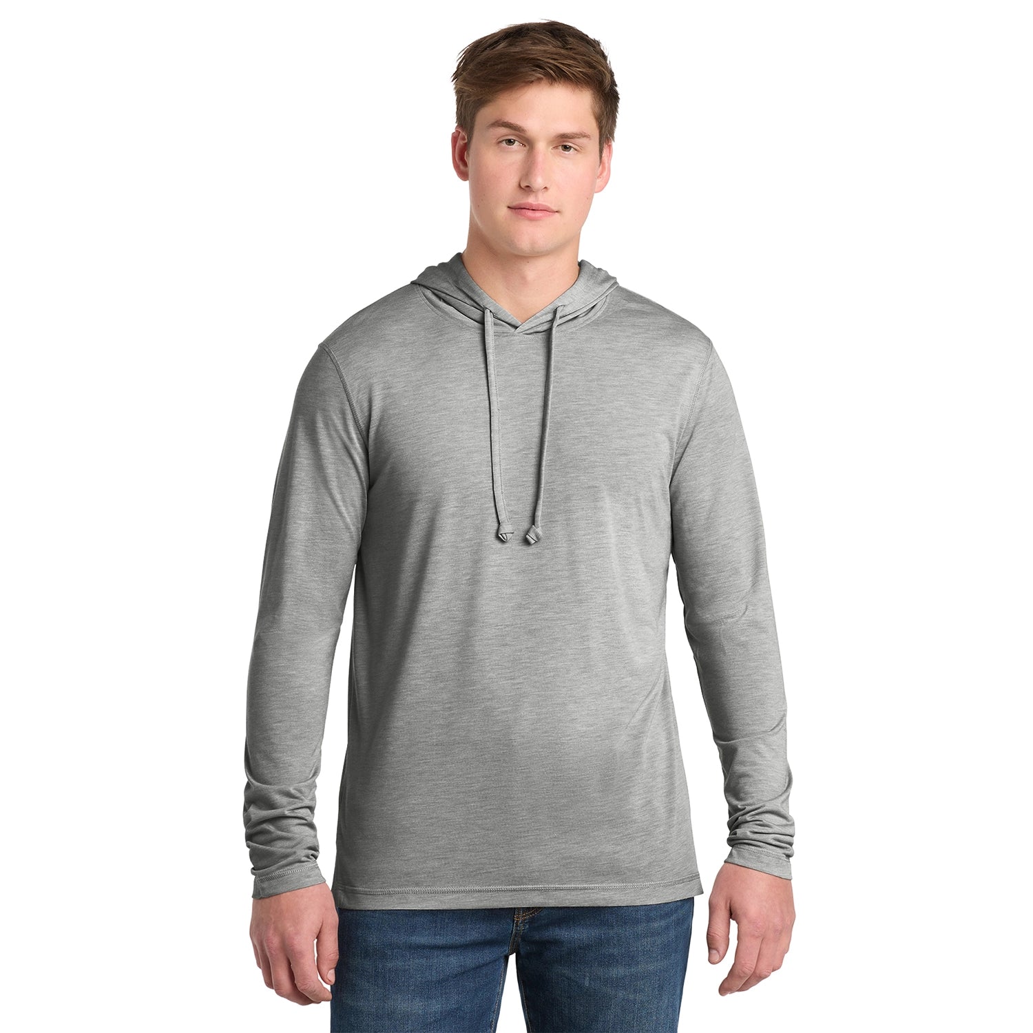 SportTek Decorated PosiCharge TriBlend Wicking Long Sleeve Hoodie