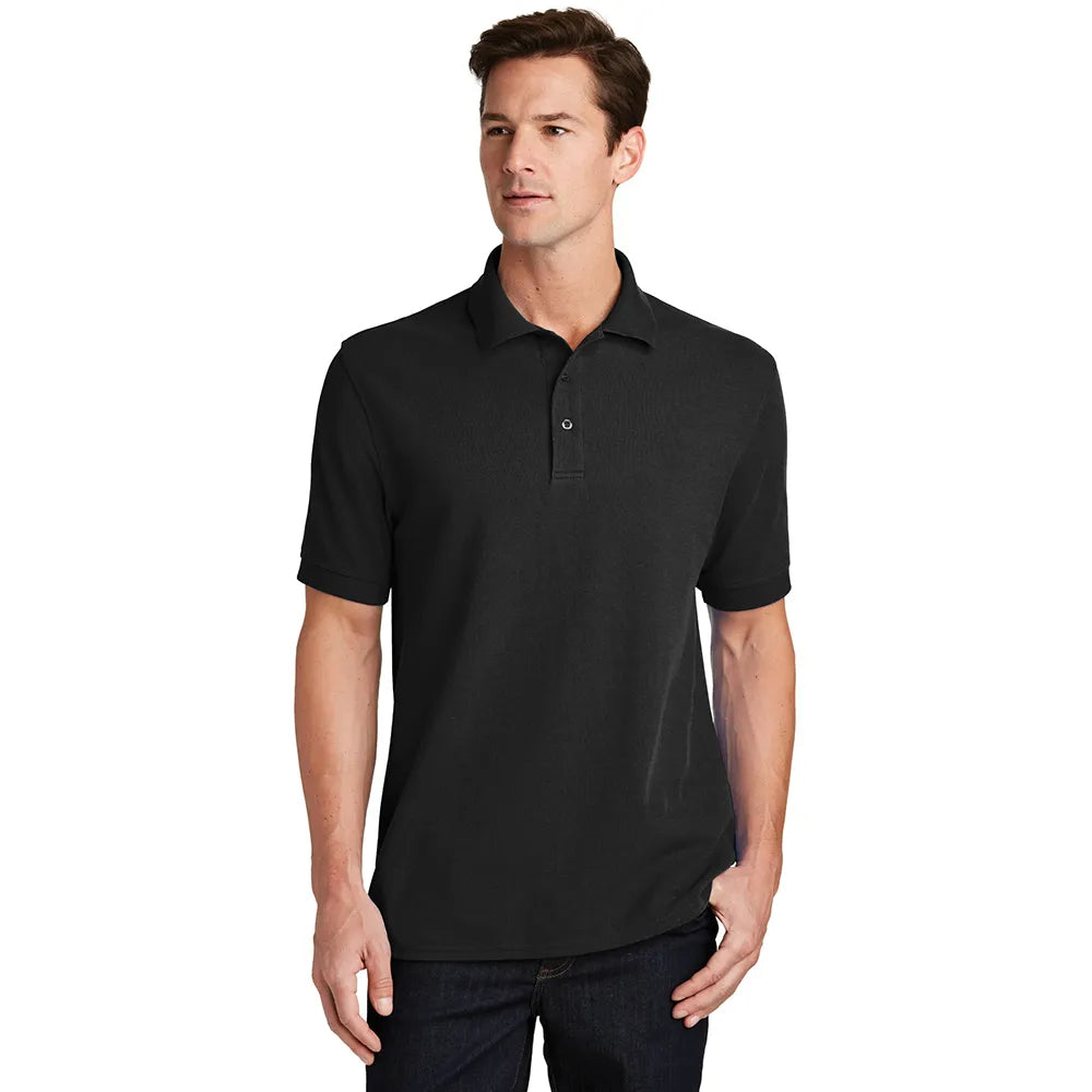 Port & Company Combed Ring Spun Pique Embroidered Polo