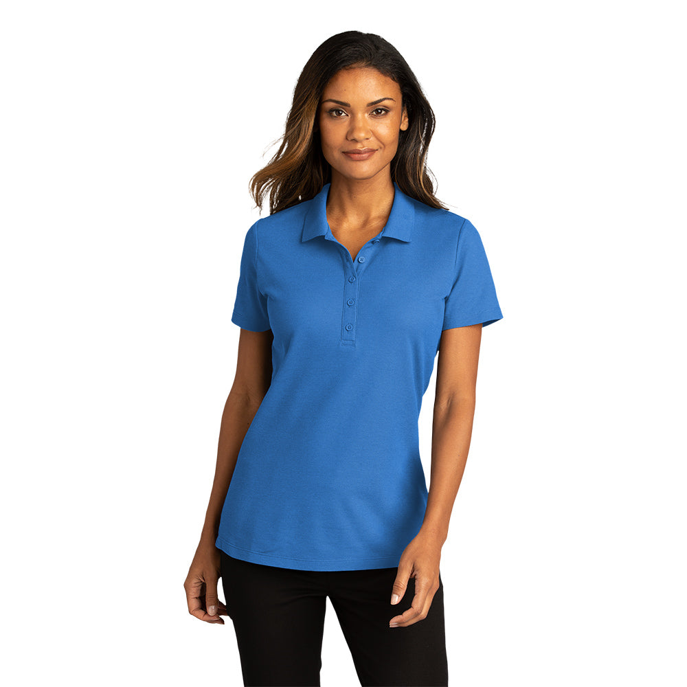 Port Authority Port Authority Women's SuperPro React Embroidered Polo - White