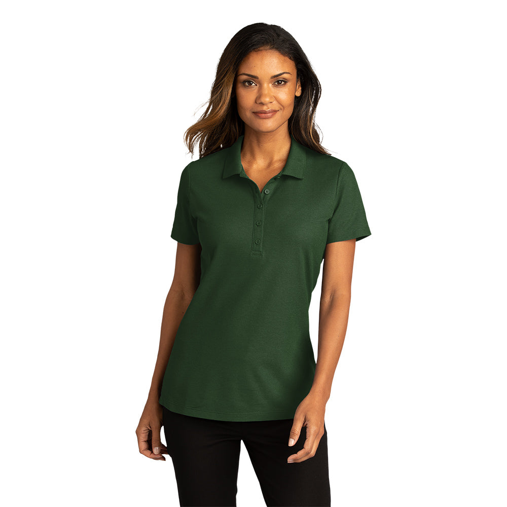 Port Authority Port Authority Women's SuperPro React Embroidered Polo - Gusty Grey