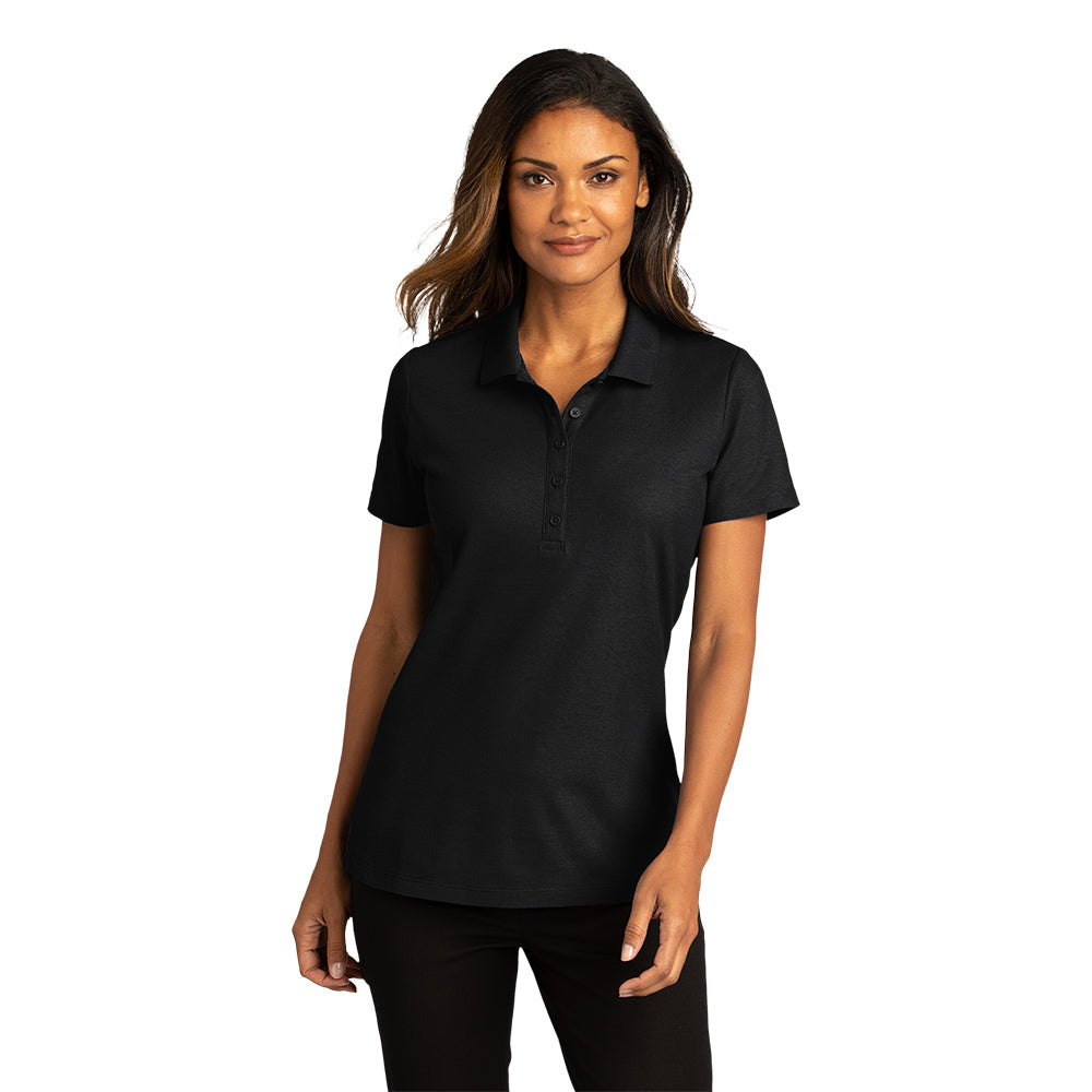 Port Authority Port Authority Women's SuperPro React Embroidered Polo - Purple