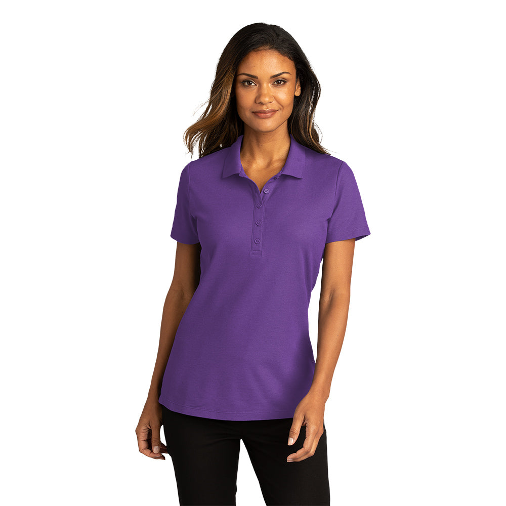 Port Authority Port Authority Women's SuperPro React Embroidered Polo - Strong Blue