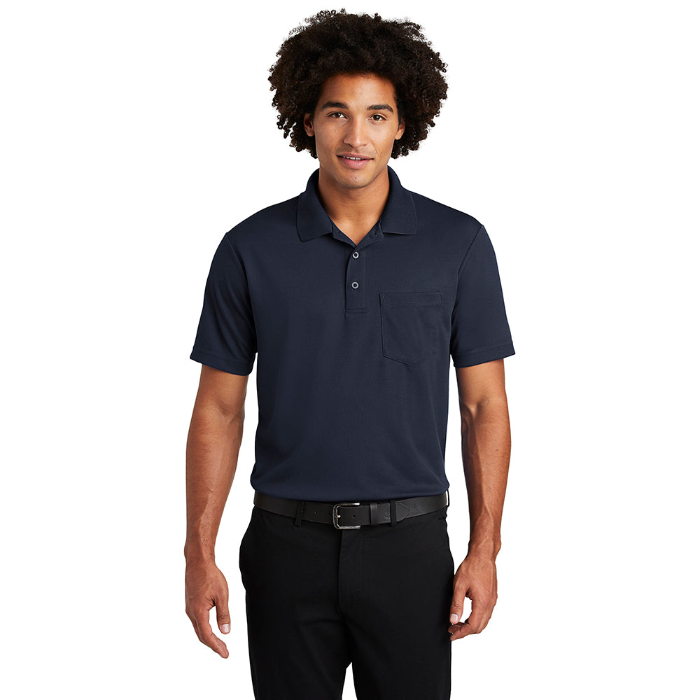 Sport-Tek Sport-Tek PosiCharge RacerMesh Pocket Embroidered Polo - True Red