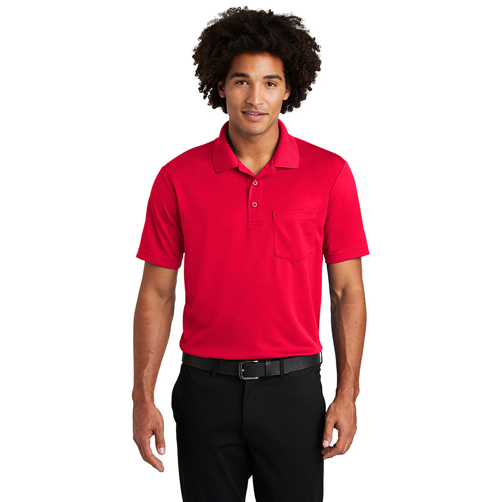 Sport-Tek Sport-Tek PosiCharge RacerMesh Pocket Embroidered Polo - True Royal Blue