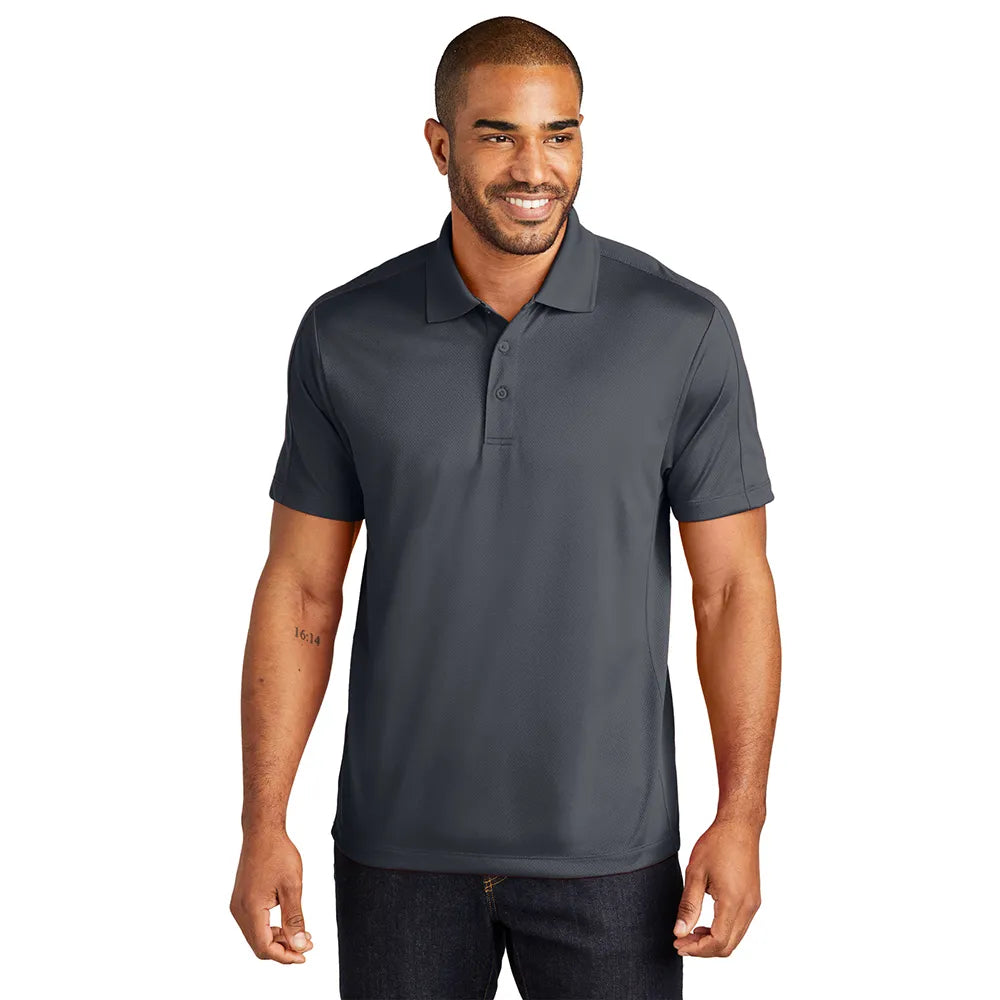 Port Authority Diamond Jacquard Embroidered Polo