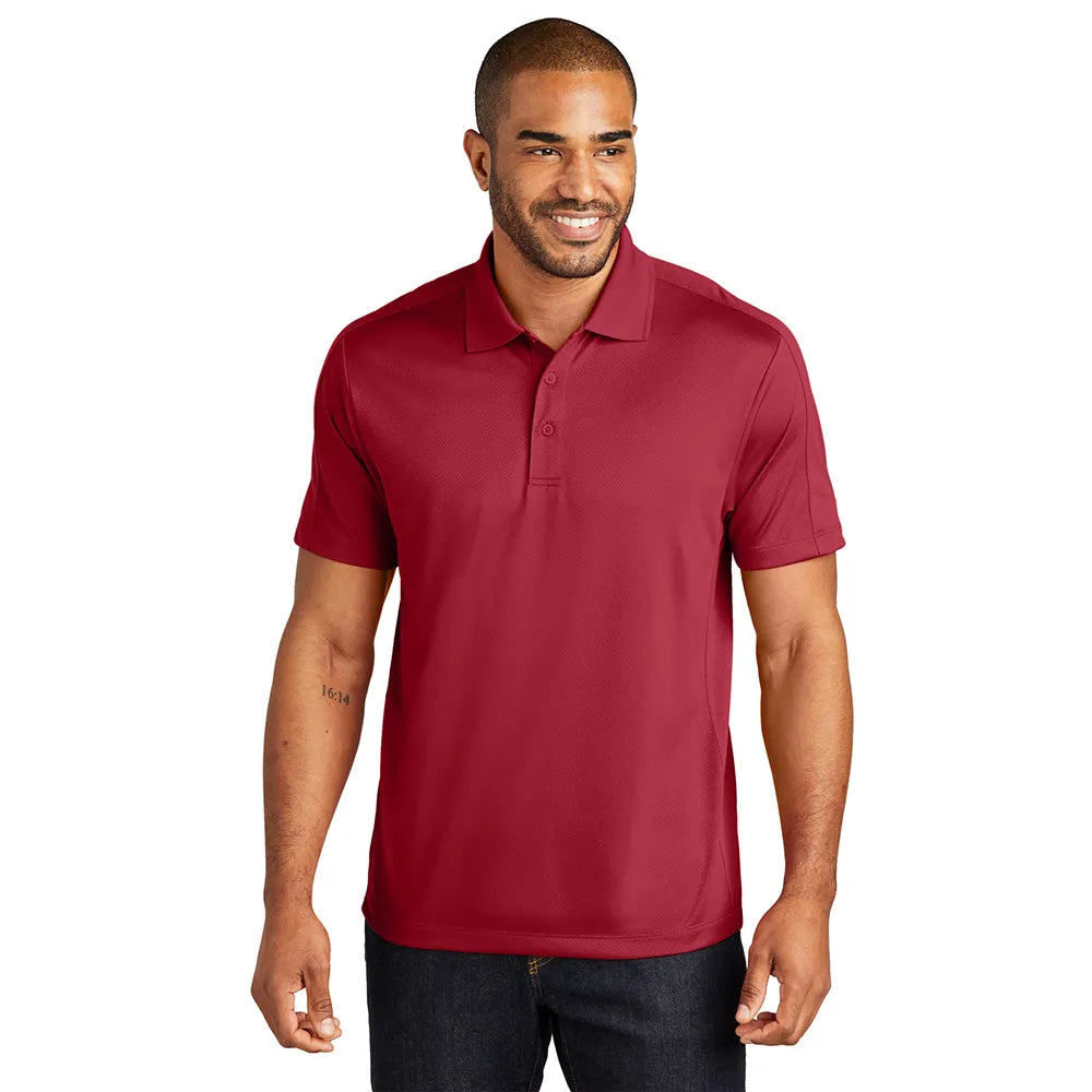 Port Authority Diamond Jacquard Embroidered Polo
