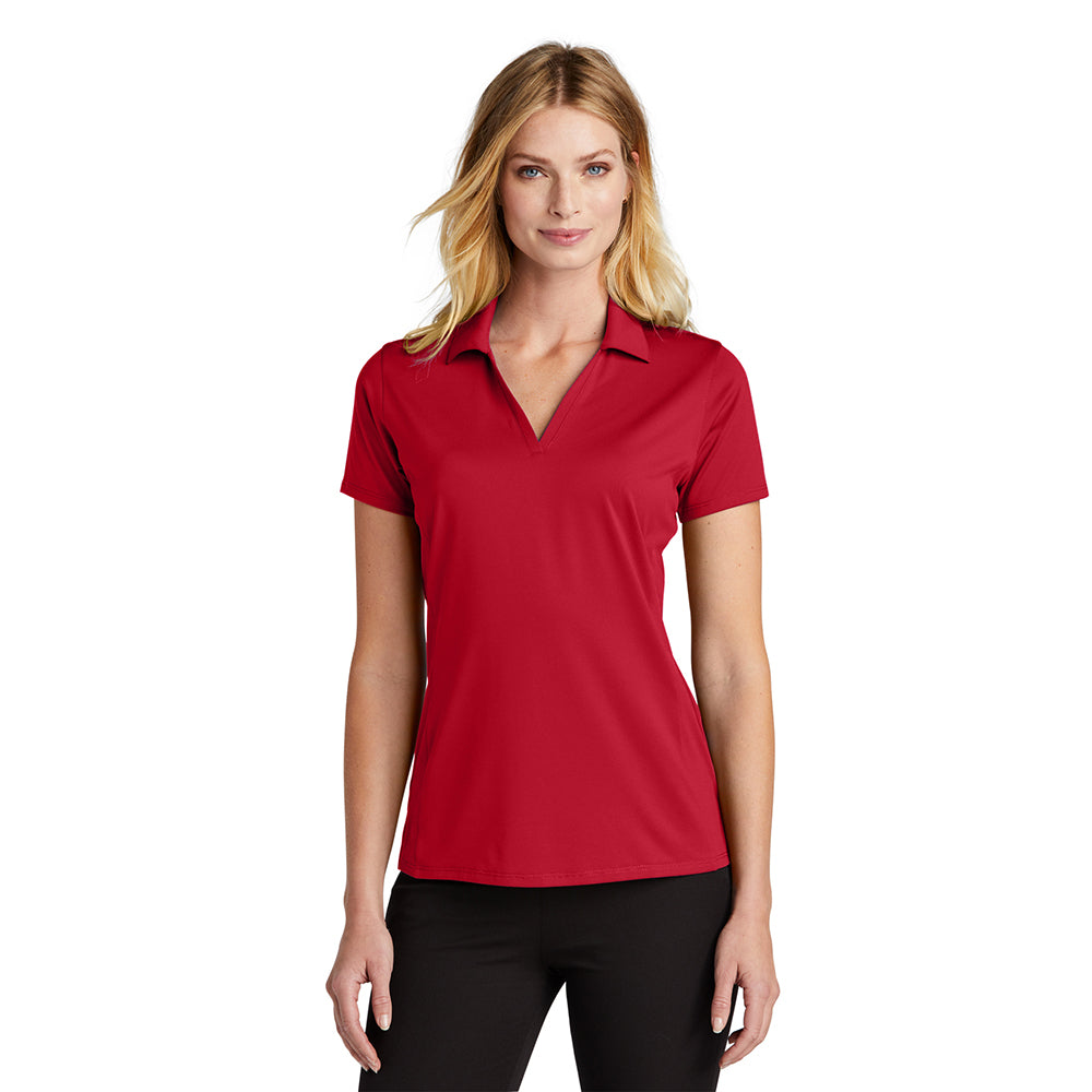 Port Authority Women's Performance Staff Embroidered Polo - Graphite Grey (PMS 7540C)