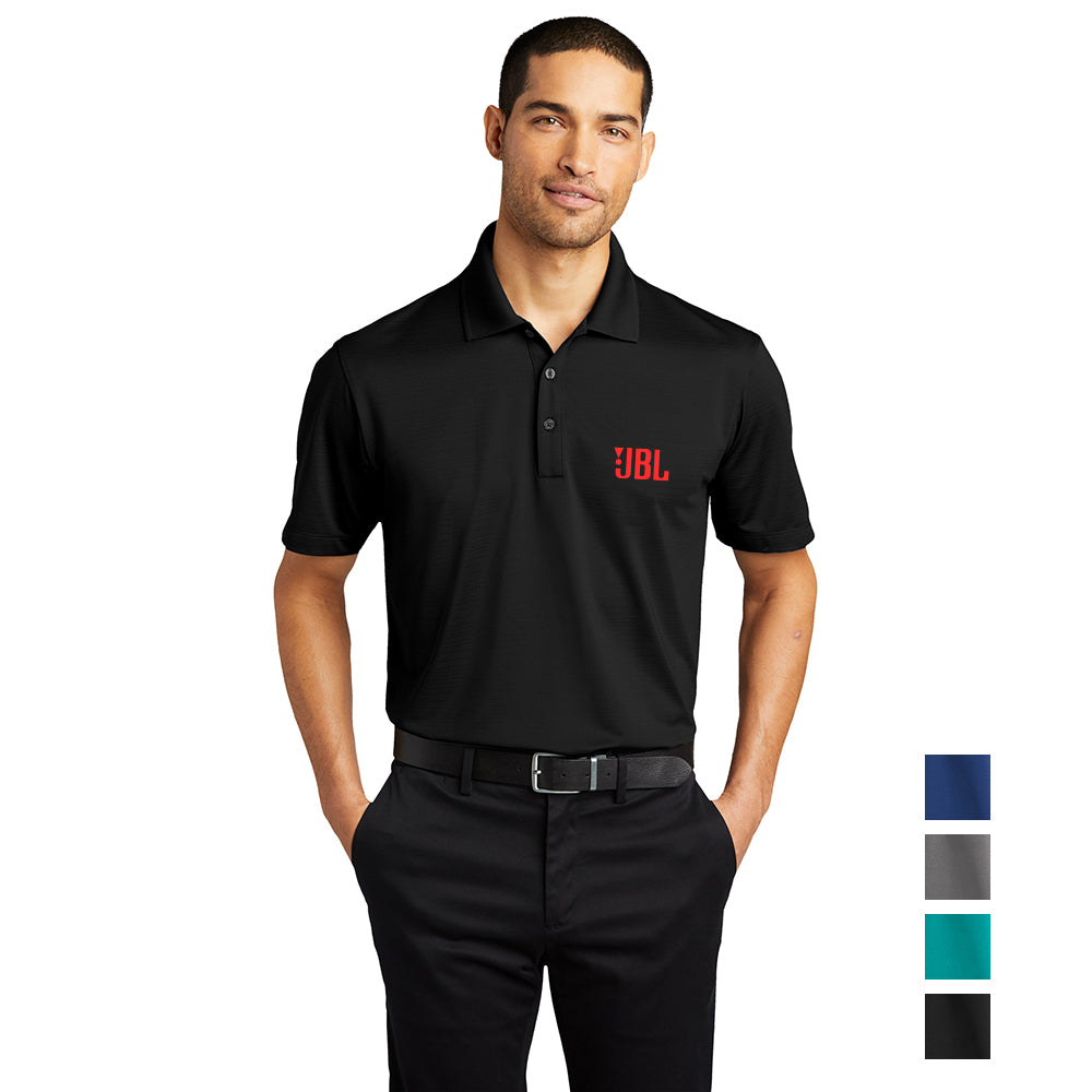 Port Authority Eclipse Stretch Embroidered Polo - Deep Black