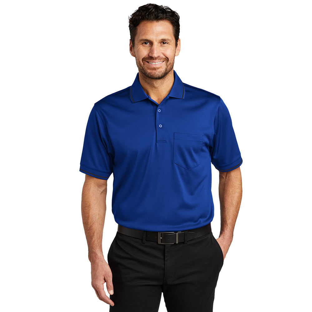 CornerStone Select Snag-Proof Tipped Pocket Embroidered Polo