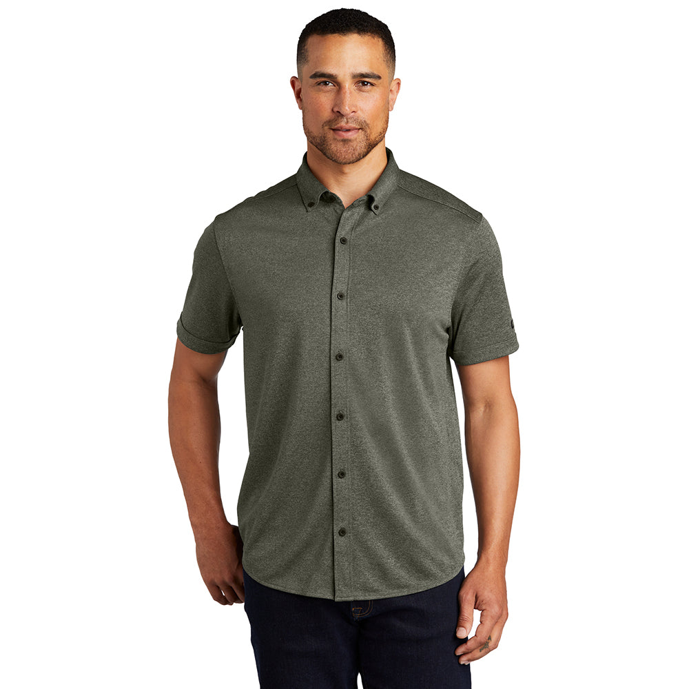 OGIO Gravitate Full-Button Embroidered Polo