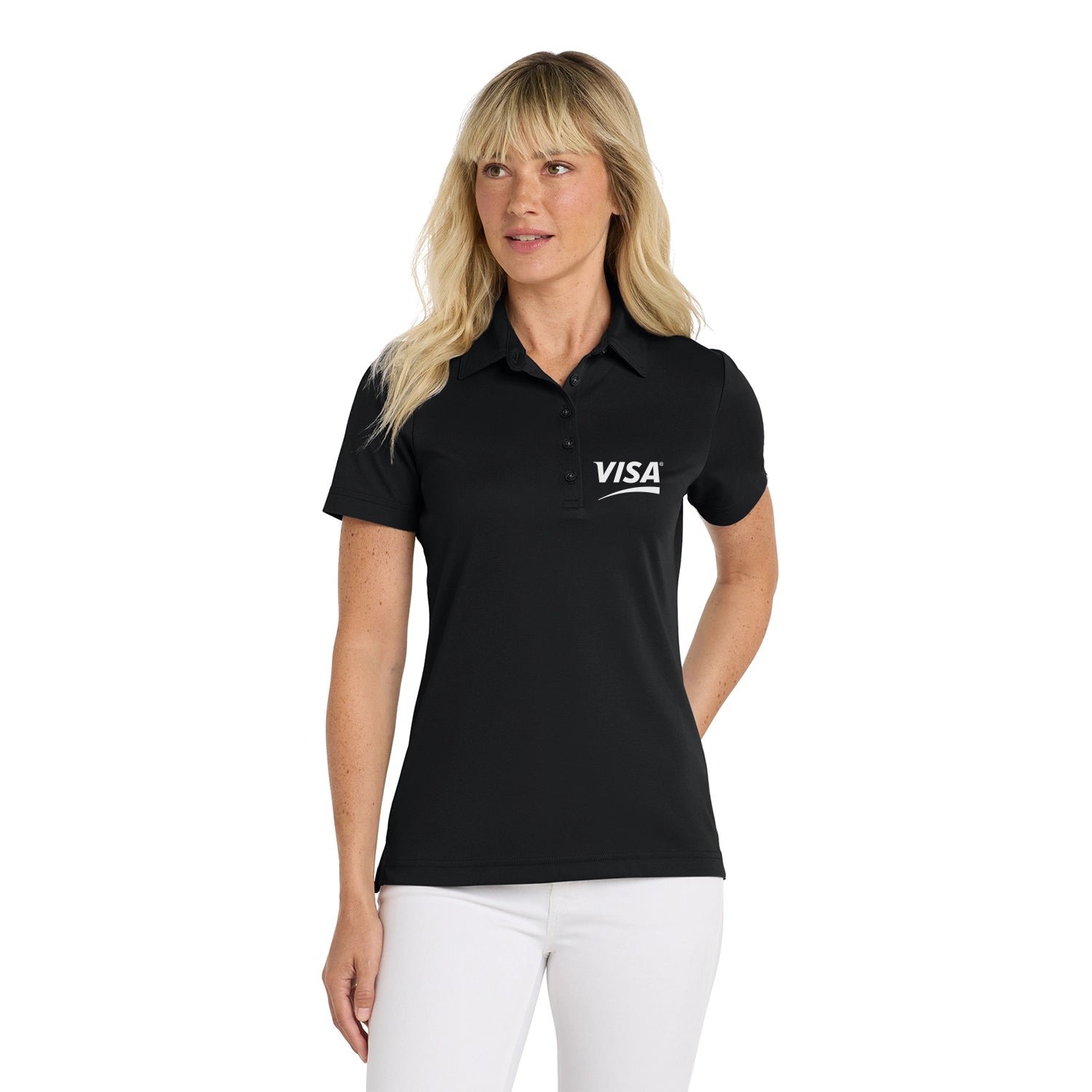 TravisMathew Women's Oceanside Embroidered Solid Polo