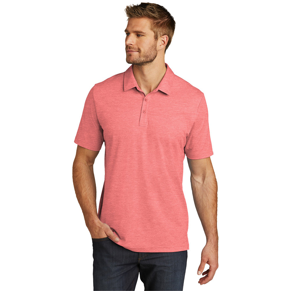 TravisMathew Oceanside Heather Embroidered Polo