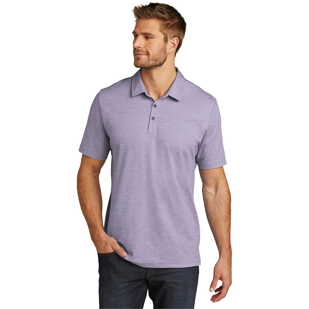 TravisMathew Oceanside Heather Embroidered Polo