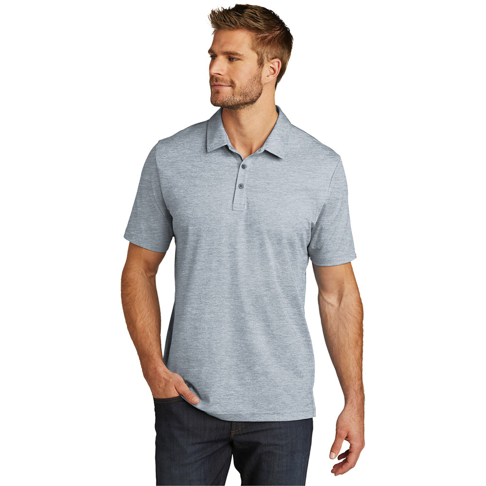 TravisMathew Oceanside Heather Embroidered Polo
