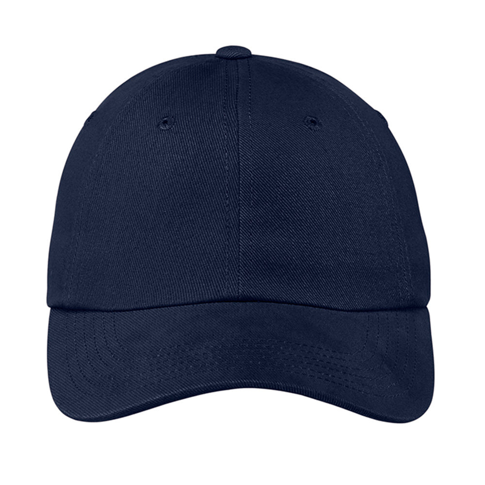 Port Authority Brushed Twill Embroidered Cap - Navy Blue