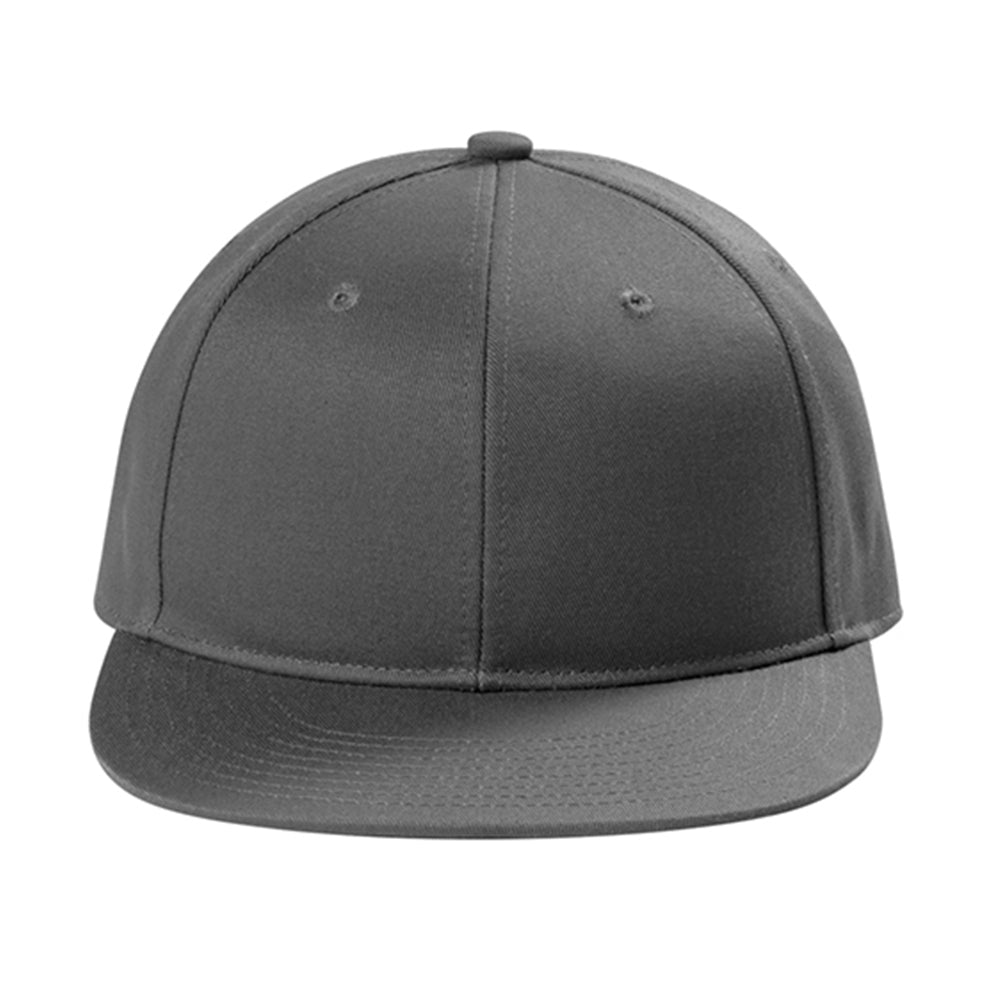 Port Authority Snapback Flat Bill Embroidered Cap - Grey Steel