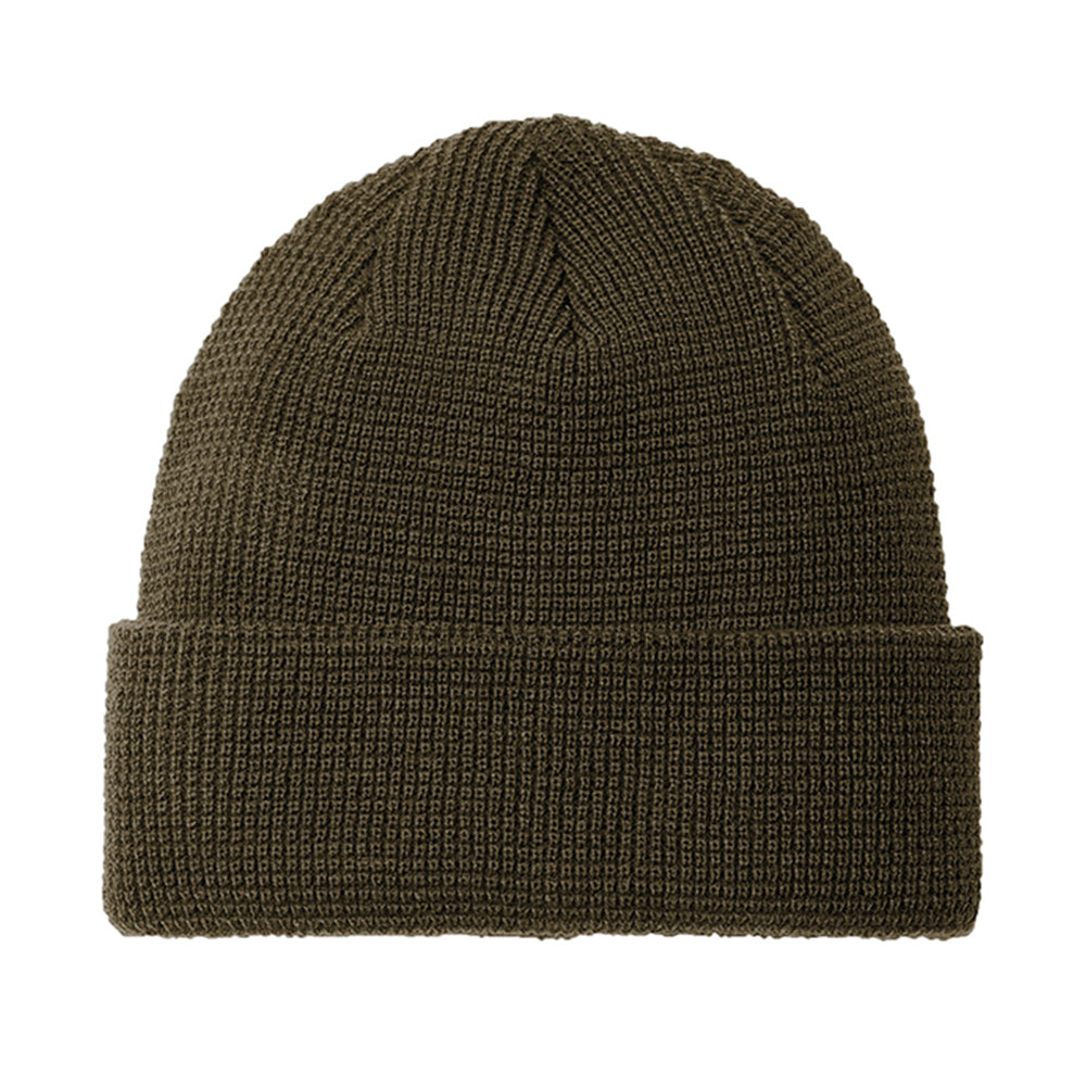 Port Authority Thermal Knit Cuffed Embroidered Beanie - Olive Green