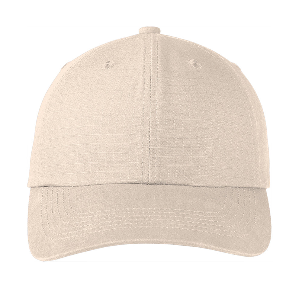 Port Authority Ripstop Embroidered Cap - Stone Beige